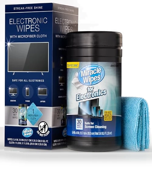 Electronics Cleaning Wipes — Cleaning & Repair, Miracle Brands