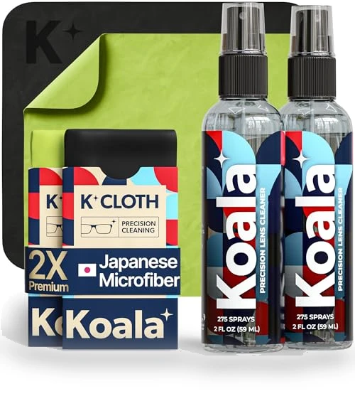 Eyeglass Lens Cleaner Spray Kit — Glass, Koala Lifestyle