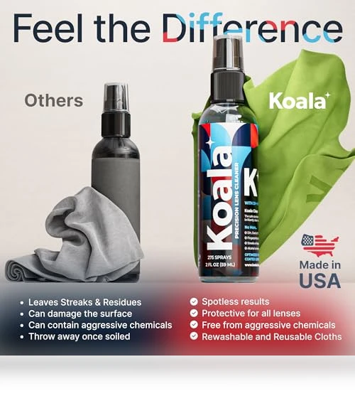 Eyeglass Lens Cleaner Spray Kit — Glass, Koala Lifestyle