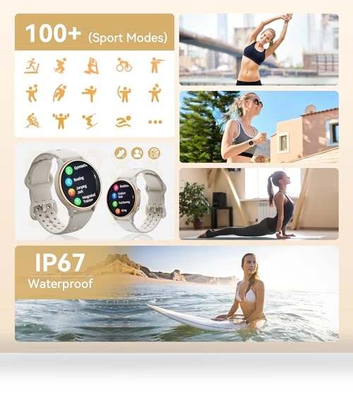 Fitness Tracker with Heart Rate & SpO2 Monitor — Smartwatches