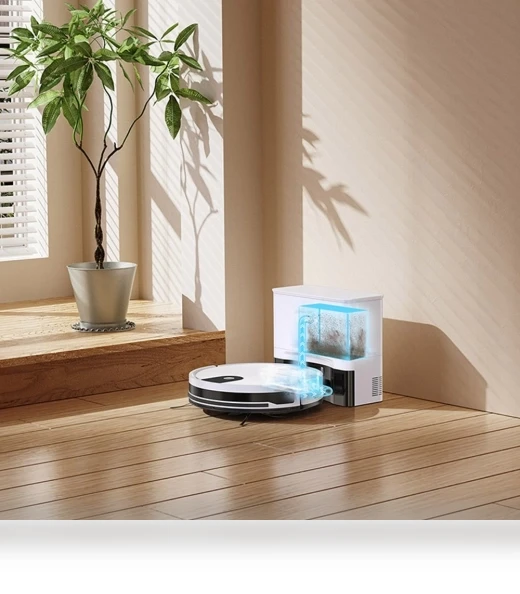 Robot Vacuum Cleaner with Self-Emptying Station — Smart Cleaning Robots, ILIFE