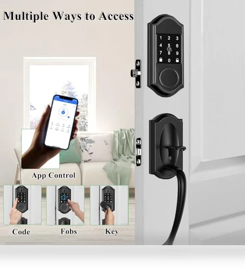 Keyless Entry Deadbolt with Handle Set — Deadbolts, Narpult Smart