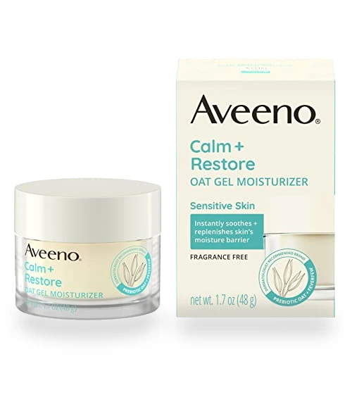 Oat Gel Facial Moisturizer for Sensitive Skin — Beauty & Personal Care, Aveeno