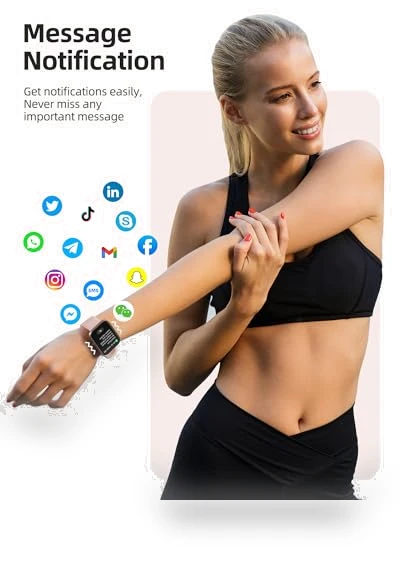 Smart Watch with 5ATM Waterproof Swimming Tracker — Smartwatches, Parsonver
