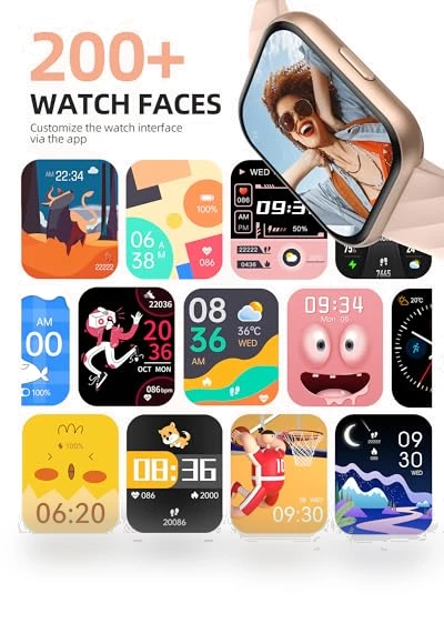 Smart Watch with 5ATM Waterproof Swimming Tracker — Smartwatches, Parsonver