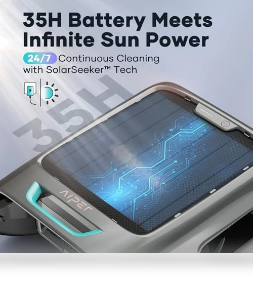 Solar Pool Skimmer — Automated Pool Maintenance, AIPER