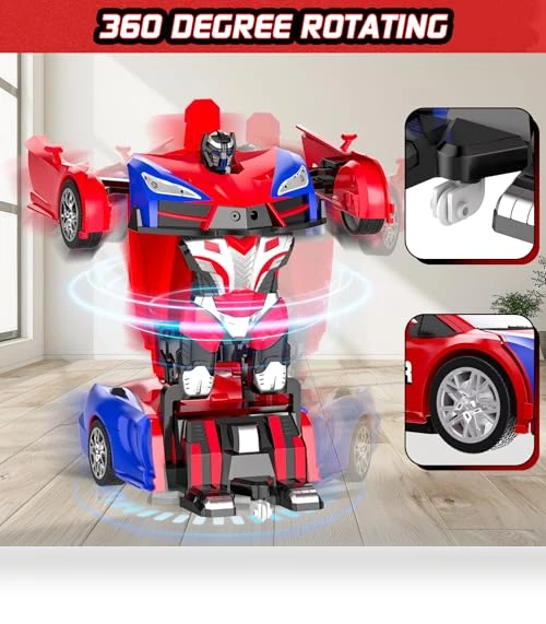 Transforming Remote Control Car and Robot — Interactive Figures & Robots, CEGOUFUN