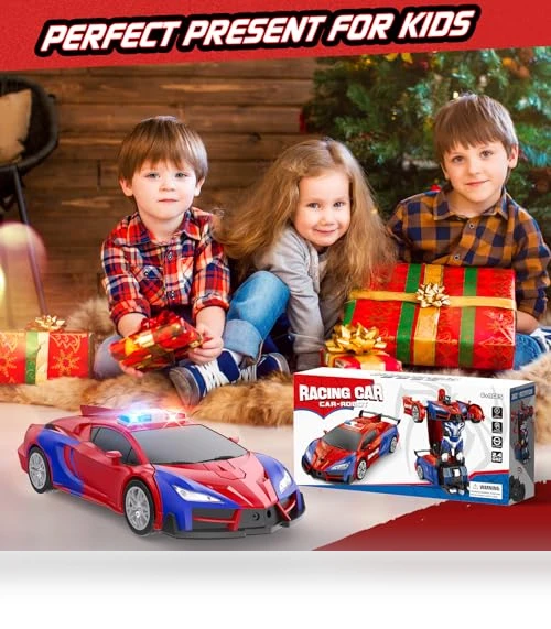 Transforming Remote Control Car and Robot — Interactive Figures & Robots, CEGOUFUN