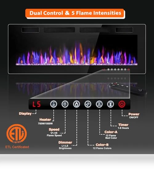 Ultra-Thin Electric Fireplace Heater — Electric Heating Solutions, VENDORZ