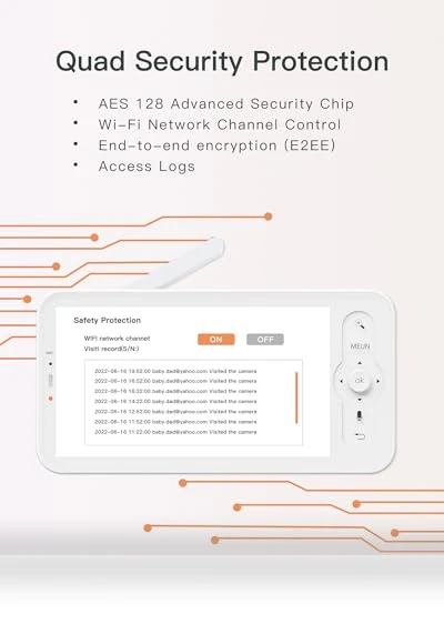 Video Baby Monitor with Camera and Audio — Baby Monitors, ARENTI