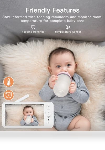 Video Baby Monitor with Camera and Audio — Baby Monitors, ARENTI