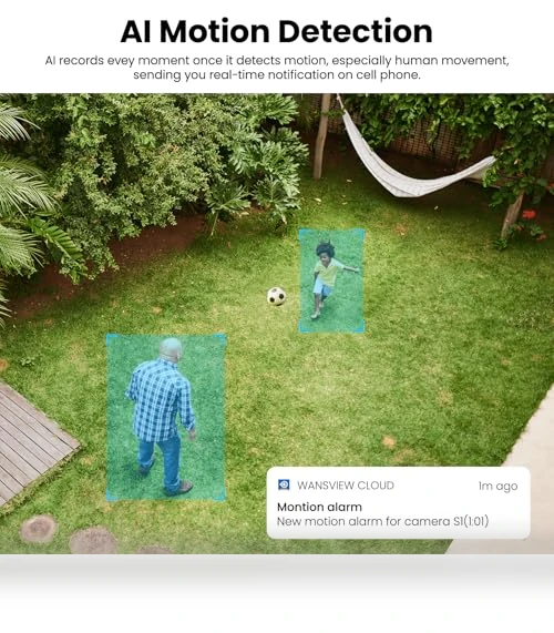 Wireless Security Camera Outdoor — Smart Home Security, AOQEE