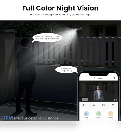 Wireless Security Camera Outdoor — Smart Home Security, AOQEE