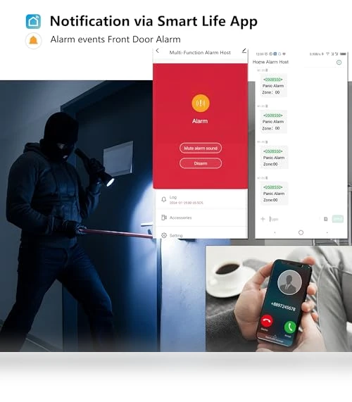 Wireless WiFi Home Alarm Security System — Smart Home Security, TUGARD