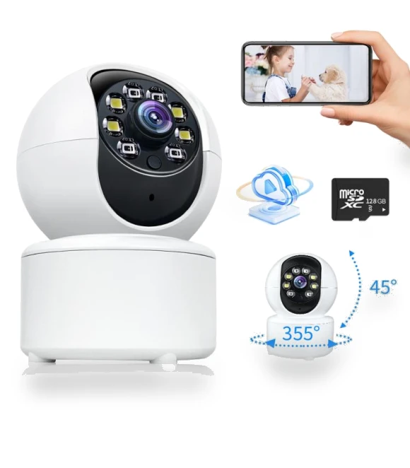 Mini 360 PTZ WiFi Surveillance Camera — Security Cameras