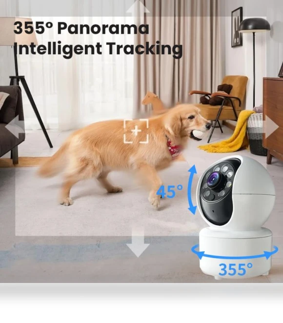 Mini 360 PTZ WiFi Surveillance Camera — Security Cameras