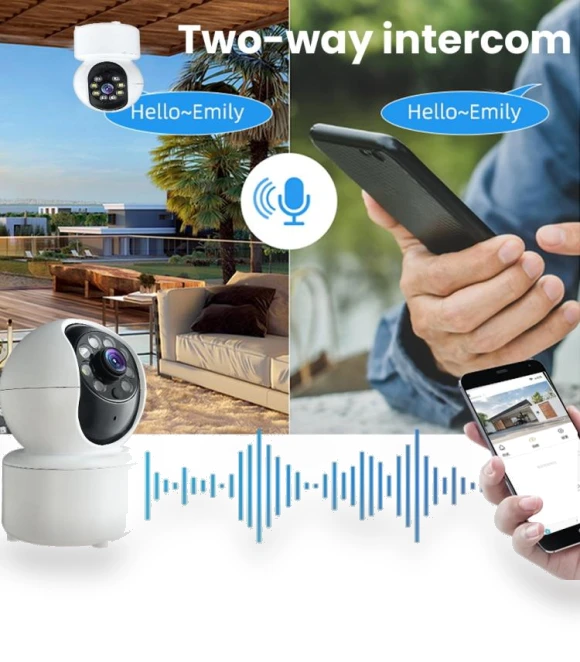 Mini 360 PTZ WiFi Surveillance Camera — Security Cameras