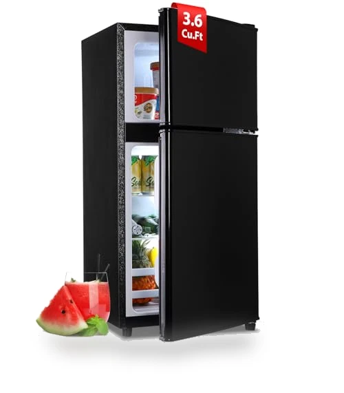 Apartment Size Mini Dorm Fridge with Freezer — Mini Fridges, Zyerch