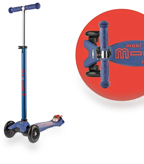 Maxi Deluxe 3-Wheeled Lean-to-Steer Scooter — Push Scooters, Micro