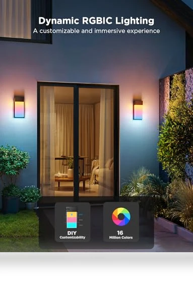 Outdoor Wall Light — Outdoor Post Lighting, Govee