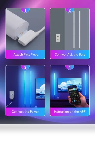 RGBIC LED Wall Lights — LED, Govee