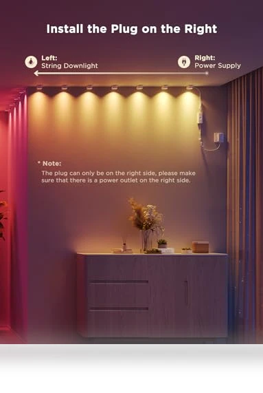 RGBIC String Downlights — Outdoor String Lights, Govee