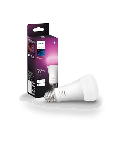 Smart 100W A21 LED Bulb - White and Color Ambiance — LED, Philips Hue