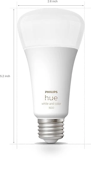Smart 100W A21 LED Bulb - White and Color Ambiance — LED, Philips Hue