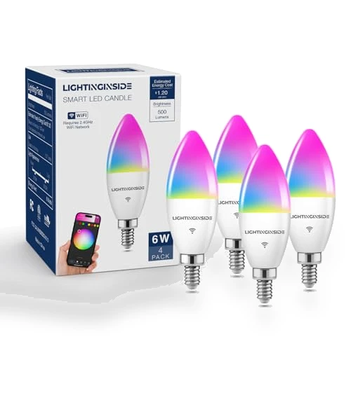 Smart Candelabra LED Bulbs — LED, Lightinginside