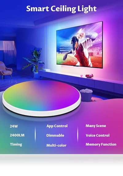 Smart LED Ceiling Light WiFi — LED, AFINSEA
