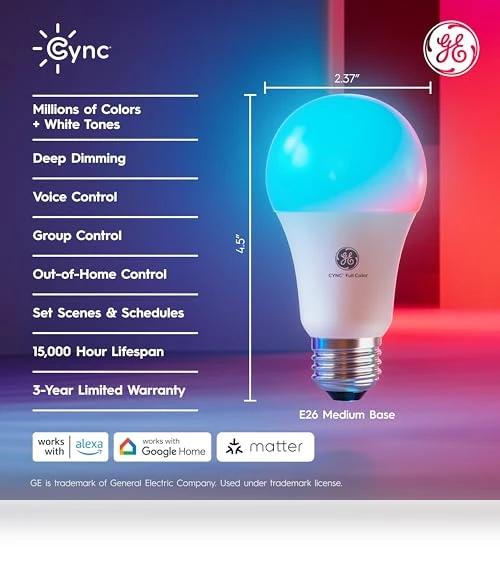 Smart LED Light Bulbs — LED, Cync