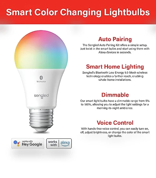 Smart Light Bulbs, Color Changing — LED, Sengled
