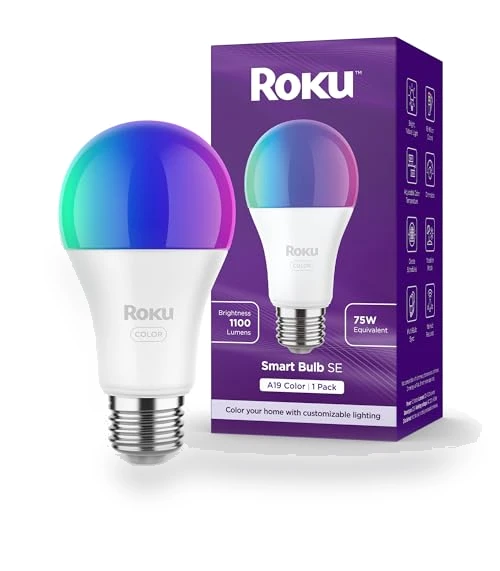 Smart Light Bulbs (Color) — LED, Roku