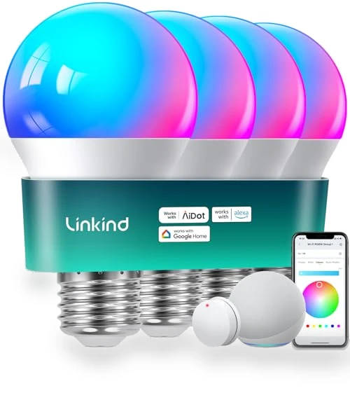 Smart Light Bulbs with Remote Control — LED, Linkind