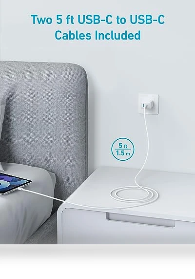 20W Fast USB C Charger Block — Wall Chargers, Anker