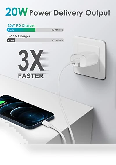 20W USB C Fast Charger with 6Ft Cable — Lightning, Shenzhen Dipinle Technology Co., Ltd