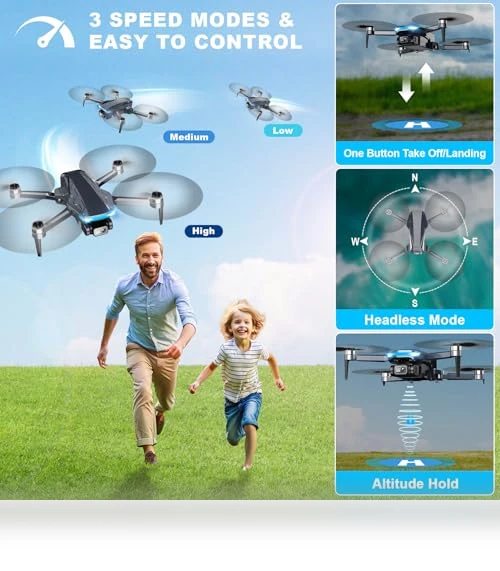 2K HD FPV Drone with Brushless Motor — Drones & UAV Technology, Scrubuz