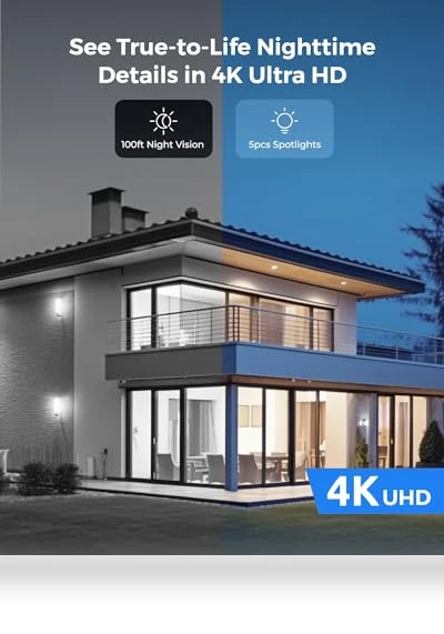 8CH 4K Home Security Camera System — Security Cameras, Reolink