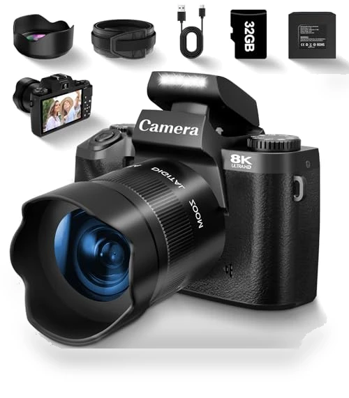 8K Digital Camera for Photography and Vlogging — Video Cameras, UIKICON
