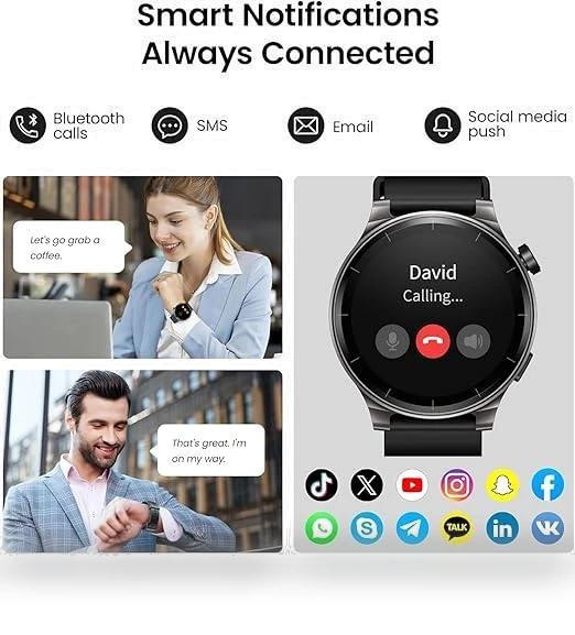AMOLED Smart Watch — Smartwatches, TOZO