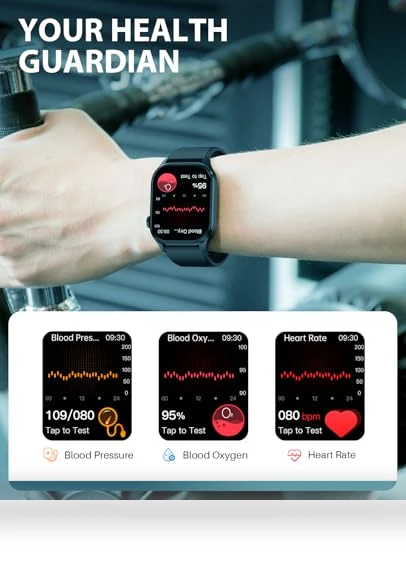 Infrared True Blood Oxygen Monitor Smart Watch — Smartwatches, SOUYIE