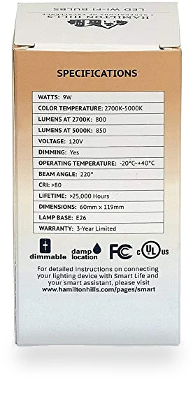 LED Smart Bulb — LED, Hamilton Hills