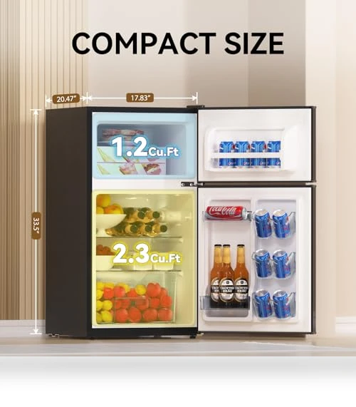 Mini Fridge with Freezer — Mini Fridges, Frestec