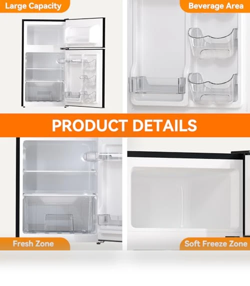 Mini Fridge with Freezer — Mini Fridges, Frestec