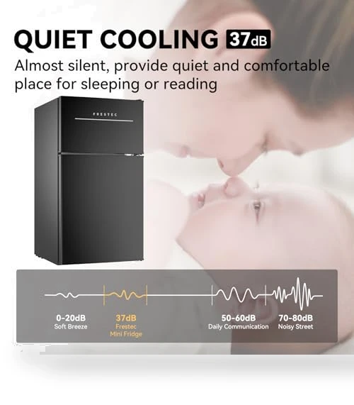 Mini Fridge with Freezer — Mini Fridges, Frestec