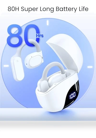 Open Ear Headphones Bluetooth Earbuds — In-Ear Headphones, TAGRY