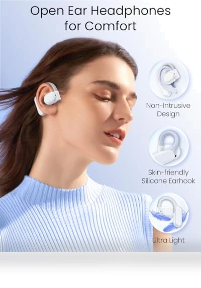 Open Ear Headphones Bluetooth Earbuds — In-Ear Headphones, TAGRY