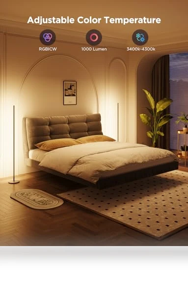 RGBIC Floor Lamp 2-Pack — LED, Govee