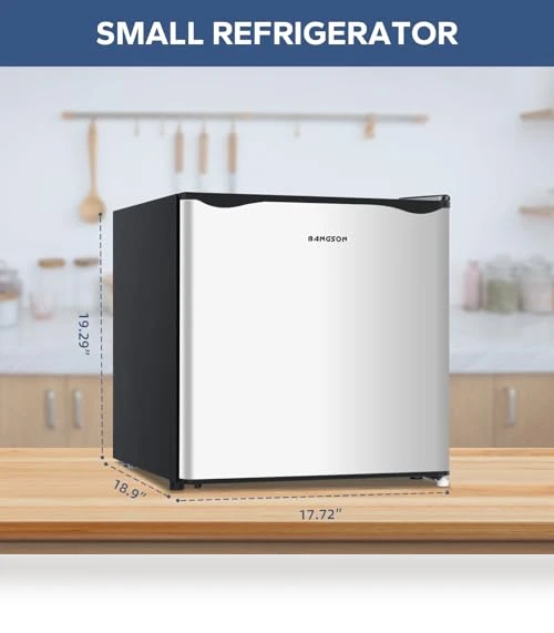 Small Refrigerator with Freezer — Mini Fridges, BANGSON