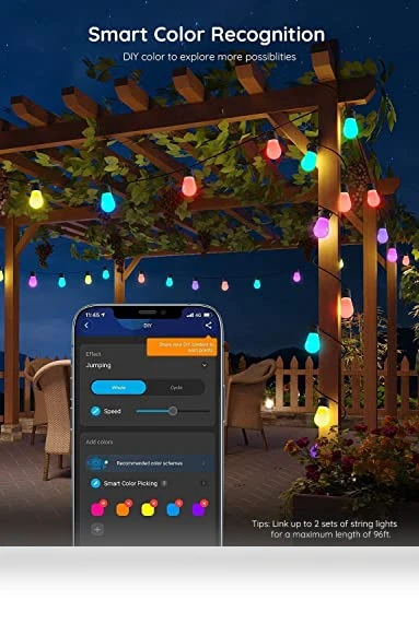 Smart Outdoor String Lights — Outdoor String Lights, Govee